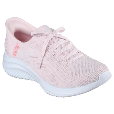 Image de Skechers Femme Ultra Flex 3.0 Brilliant Path Basket, Garniture Textile Rose Clair, 40 EU