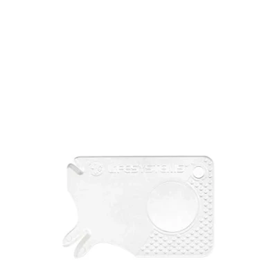 Image de Lifesystems Porte Clé Carte Enlèvement Tiques Chien Humain avec Loupe Blanc
