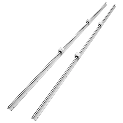 Image de VEVOR Rail de Guidage Linéaire SBR20 1800 mm 2PCS Rails Linéaires 4PCS Blocs Roulement SBR20UU Kit Glissières à pour Machines Automatisées Routeurs CNC Tours Imprimante 3D
