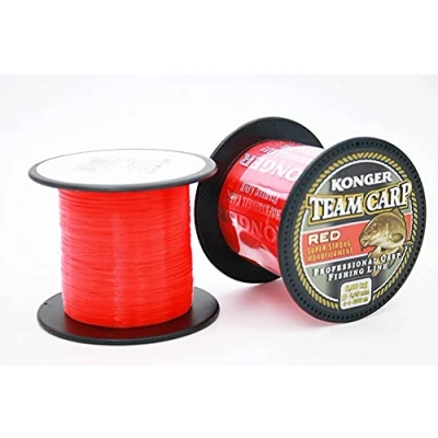 Image de Konger Fil de pêche à la carpe Team CARP RED coulement rapide 1000 m 0,30 0,40 mm (0,30 mm)