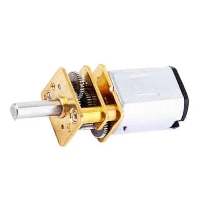 Image de N20 DC 6 V 300 tr/min Mini moteur à engrenage de réduction vitesse avec boîte entièrement en métal pour voiture radiocommandée modèle robot jouet monter soi même