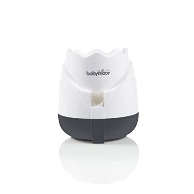 Image de Babymoov Chauffe Biberon Tulip Pour Biberons &amp; Petits Pots, Rapide à la Vapeur, Utilisation Maison, Universel avec Anneau d&#039;Adaptation, Arrêt Automatique, Dosette et Panier Inclus