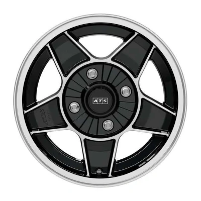 Image de ATS 4Trou 15Pouce 130mm Jante alu ContiClassic schwarz front poliert CLC5552516Q3 1