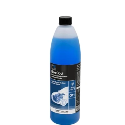 Image de Errecom Blue Cool, Liquide de Radiateur Bleu 30C/+107C, antigel G11 avec Paquet d&#039;inhibiteurs Nap Free, Prêt à l&#039;emploi, 1 Litre
