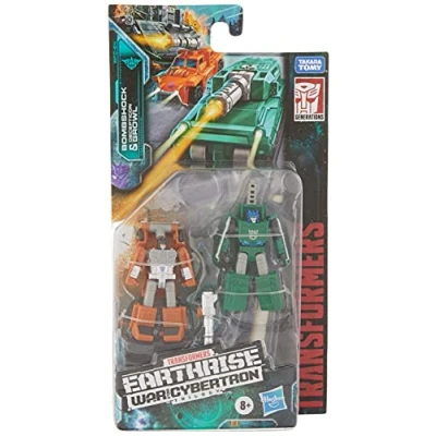 Image de Transformers Toys Generations War for Cybertron : Earthrise Micromaster WFC E4 Military Patrol Lot de 2 Enfants à partir 8 Ans, 3,8 cm