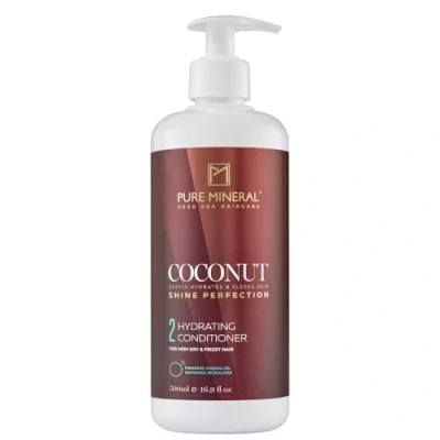 Image de Pure Mineral Après Shampooing à l&#039;Huile de Coco Hydratant et Revitalisant pour Cheveux Secs Vitamines Minéraux Sans sulfates, parabènes, petrolates 500ml