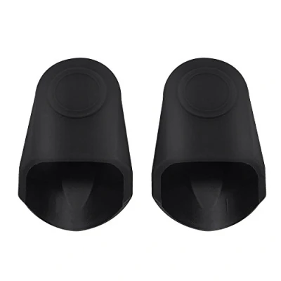 Image de 2pcs capuchons pour embouchure de saxophone, capuchon en caoutchouc clarinette (Noir)