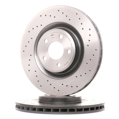 Image de BREMBO XTRA LINE 09.B039.1X Disque de frein 345 29,5 5 percé/revêtement int. revêtu à haute teneur en carbone avec vis/boulons AUDI: A4 B8 Avant, Q5