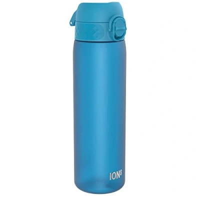 Image de Ion8 Gourde, 500ml, Anti Fuite, Facile à Ouvrir, Verrouillage Sécurisé, Lavable en Lave vaisselle, Sans BPA, Poignée de Transport, S&#039;adapte aux Porte gobelets, Nettoyer, Bleu