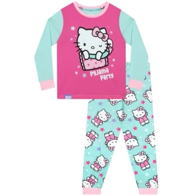 Image de Hello Kitty Pyjama Fille Ensembles De Pyjamas Rose 3 à 4 Ans