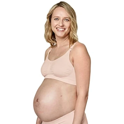 Image de Medela Soutien gorge Keep Cool de grossesse et d’allaitement sans coutures doté d’un tissu doux au toucher avec 2 zones respirantes pour un maintien confortable