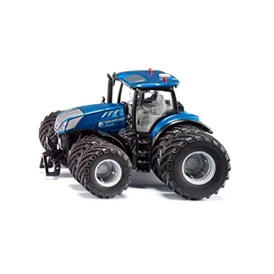 Image de siku 6738, Tracteur New Holland T7,315 , 1:32, bleu, métal/plastique, Télécommandé, Pilotage par App via Bluetooth, avec Roues Jumelées amovibles, sans Télécommande