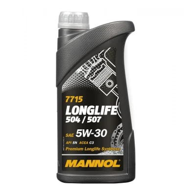 Image de Mannol Longlife 504/507 5W 30 1I Huile moteur MN7715 1 BMW: 5 Touring, X3, X5, AUDI: Q5, A4 B7 Berline, B8 Allroad, VOLKSWAGEN: Beetle 3/5 portes