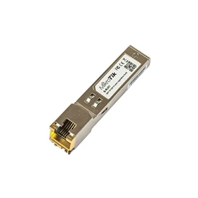 Image de MikroTik S RJ01 Module transmetteur SFP (mini GBIC) Gigabit Ethernet 10Base T, 100Base TX, 1000Base T RJ 45