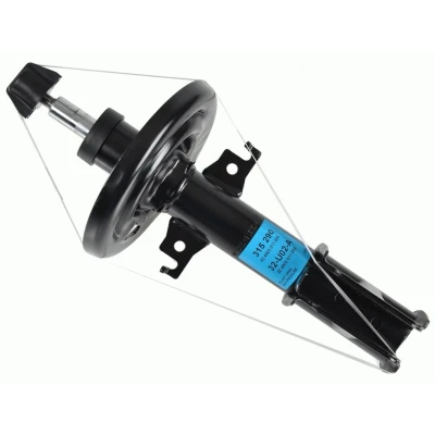 Image de SACHS 315 290 Amortisseur Pression de gaz Système bitube Jambe suspension Goujon en haut RENAULT: Fluence