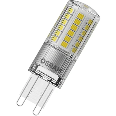 Image de OSRAM lampe LED à broche avec culot G9, blanc chaud (2700 K), basse tension 12 V, remplacement d&#039;une conventionnelle de 50 W [classe énergétique E]