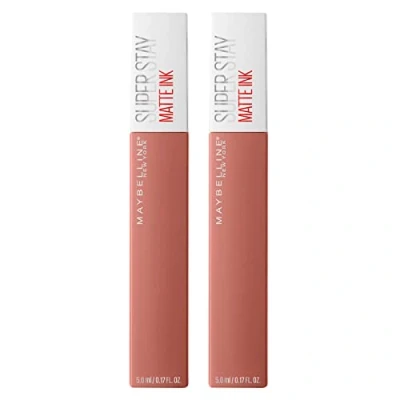Image de Maybelline New York SuperStay Matte Ink Lip Tint Résultat opaque et effet mat uniforme Durée environ 16h Couleur 65 Seductress 2 Cosmetics
