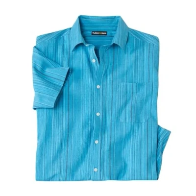 Image de ATLAS FOR MEN Chemise Crépon Rayée Santorin M