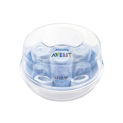 Image de Philips AVENT Stérilisateur micro ondes à vapeur SCF281/02, portable