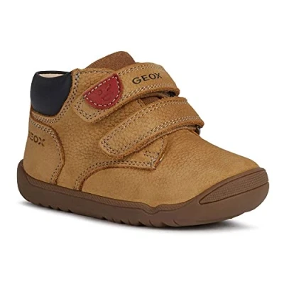 Image de Geox B164NC Macchia Braun Chaussures à scratch pour enfants, Taille: 24, Cuir