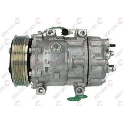 Image de NISSENS 89143 Compresseur De Climatisation SD7V16 12 PAG 46 R 134a FORD: KUGA 1, Focus 2, C Max, VOLVO: V50, C30, XC70 II Break