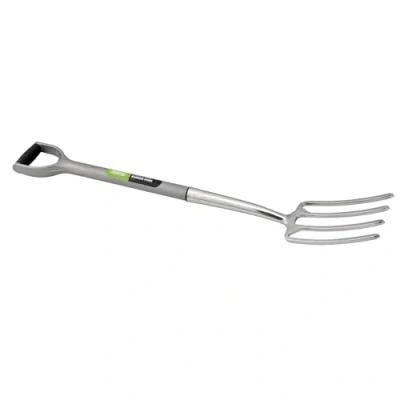 Image de Draper 83757 Fourche à Bordure en Acier Inoxydable avec poignée Souple