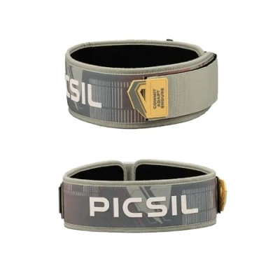 Image de PICSIL Ceinture Lombaire Droite en néoprène, idéal pour Powerlifting, Squats, Deadlifting, Haltérophilie, Conçu Le Sportif de Haut Niveau, 2 Couleurs, 4 Tailles (Fern, S)