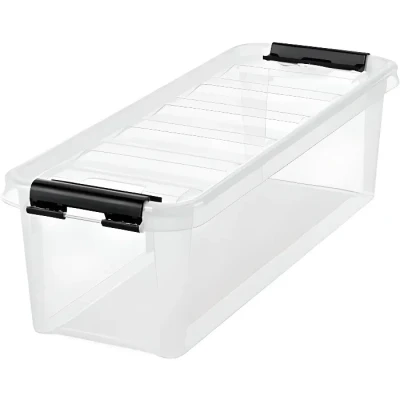 Image de Orthex 3455070 Smart Store Classic 4 clip Box, PP, transparent, 38x14x11 cms
