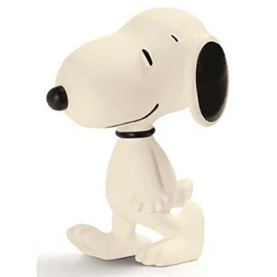 Image de Schleich Snoopy/Peanuts Cake Topper Décoration pour Gâteaux Figurine PVC, 22001, Multicolore, Taille Unique
