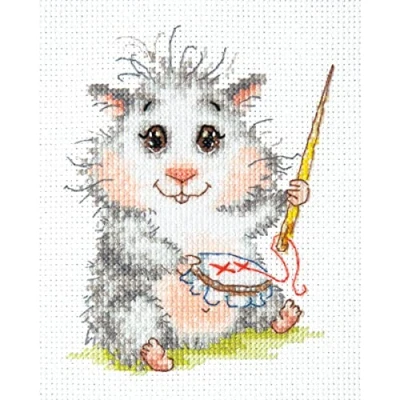 Image de magic needle 19 ZW Magnifique kit de point croix avec motif compté Zweigart Edition, coton, multicolore, 10 x 12 cm