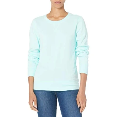 Image de Amazon Essentials Sweatshirt Col Rond en Molleton Éponge (Grandes Tailles Disponibles) Femme, Bleu des Mers du Sud, XXL