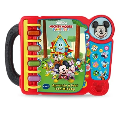 Image de livre electronique enfant interactif Vtech 80 554022 Disney Mouse J&#039;apprends a Lire avec Mickey, , unico