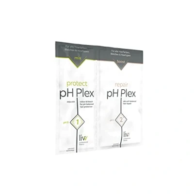 Image de pH Plex 1 protect &amp; 2 repair système de soin des cheveux pour une réparation et protection lors d&#039;une coloration, décoloration ou un blondissage. Répare les endommagés.