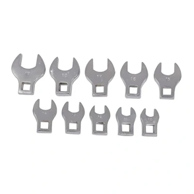 Image de Silverline 111508 Jeu de 10 têtes clés à fourche 19 mm
