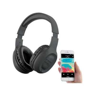 Image de Casque supra auriculaire sans fil avec fonctions Bluetooth, FM, MP3 et MicroSD [Auvisio]