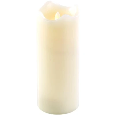 Image de Bougie à LED BRITESTA Grand modèle Cire véritable Effet scintillant
