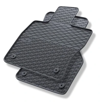 Image de Mossa Tapis de Sol en Caoutchouc adapté pour Seat Leon III (2012 2020) Voiture Noir 2