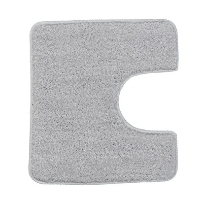 Image de Kleine Wolke 4071913130 Seattle Tapis de bain WC Polyester Gris 55 x 50 2 cm