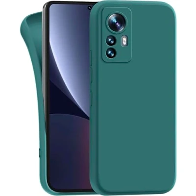 Image de MyGadget Coque pour Xiaomi 12 Pro Case TPU Souple &amp; Soft Cover Protection Extra Fine Légère Étui Coloré Anti Choc et Rayures Olive