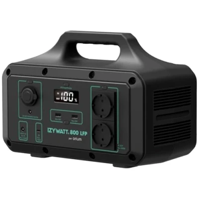 Image de Station d&#039;énergie portable IZYWATT 800 LFP, pour le camping et l&#039;extérieur, batterie LFP