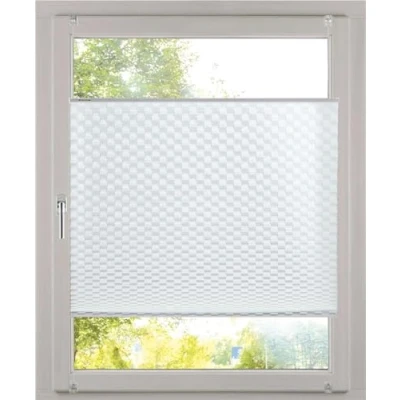 Image de K Home Klemmfix Store plissé Effet 3D Blanc 85 x 130 cm