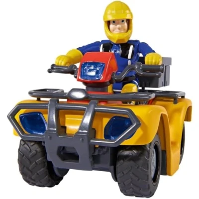 Image de Smoby Sam le Pompier Quad Mercure 8 Accessoires + 1 Figurine Incluse 109257657002, Aucune