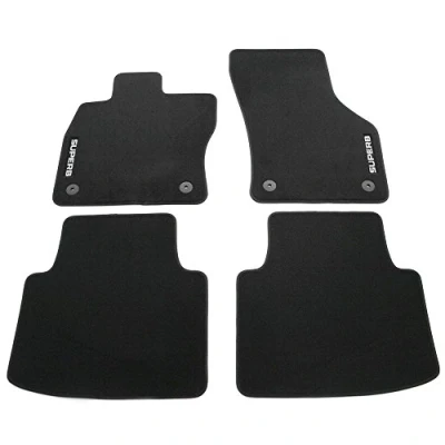 Image de Skoda 3V1061404B Superb III (3V) Standard Tapis de Sol en Textile Noir