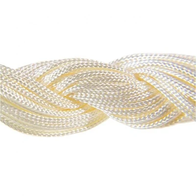 Image de Accessoires création Fil Nylon 1 mm pour Bracelet shamballa écheveau 24 mètres Beige