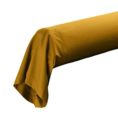 Image de douceur d&#039;intérieur, Taie de Traversin (85 x 185 cm) Percaline Curry, Percale Coton