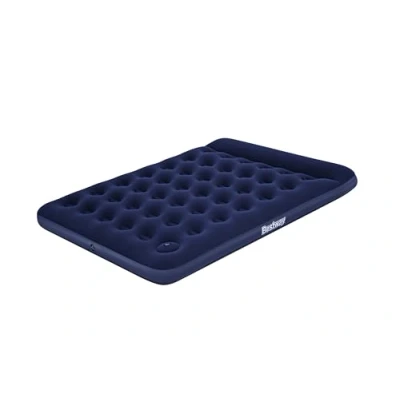 Image de Matelas gonflable camping Bestway 2 places 2,03 m x 1,52 22 cm avec pompe à pied intégrée