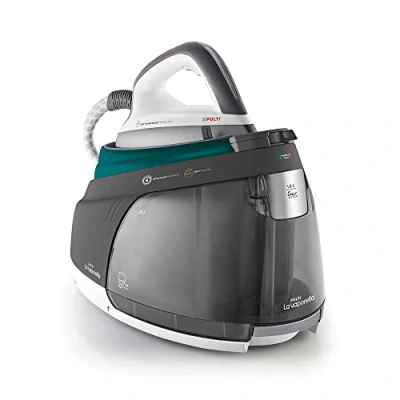 Image de Polti La Vaporella XT120C, Centrale Vapeur Avec Chaudière, Fonction ECO, Conçue Pour Durer, Pression 8,5 Bar, Steam pulse 600 g, Turquoise/Gris