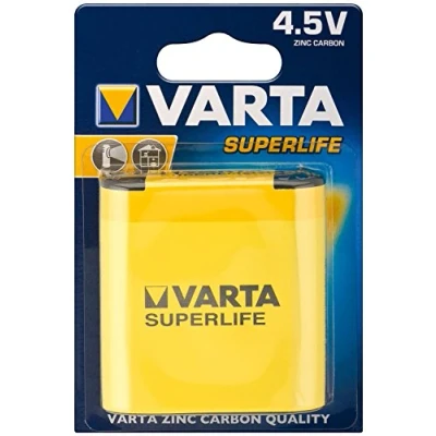 Image de Varta Superlife Pile (3R12, 4.5 V) Couleur Jaune