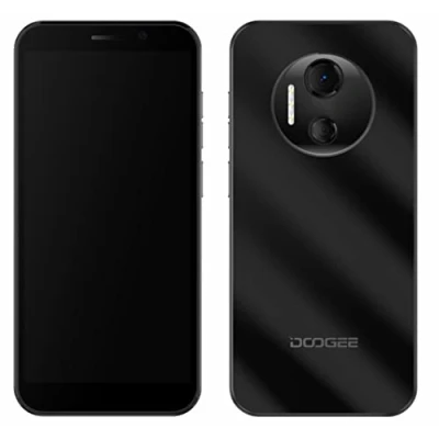 Image de DOOGEE Android 12 Téléphone Débloqué X97, Helio A22 Quad Core 3Go+16Go, Double Caméra 8MP, 6,0&#039;&#039; HD+ Écran Smartphone, Dual SIM+SD (3 Emplacements), Type C GPS Déverrouillage du Visage Noir