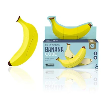 Image de Comansi Banana Cube Magique de Vitesse en Forme Fruits. Jeu éducatif pour développer l&#039;intelligence et la dextérité, C18991, Multicolore, 15 x 4 8 cm
